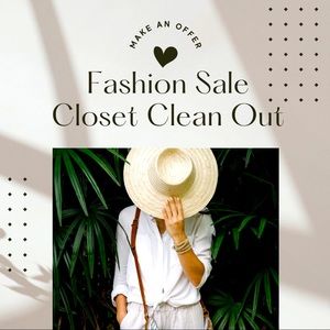 Flash Sale, I’m cleaning out my closet!